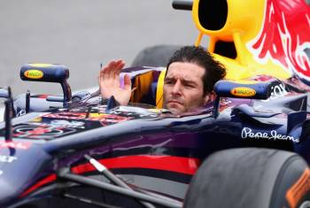 mark Webber Red Bull Sao Paulo Bresil