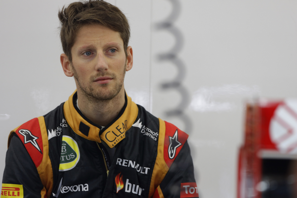 Romain Grosjean Lotus Pirelli