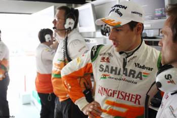 Sutil au GP de Chine 2013